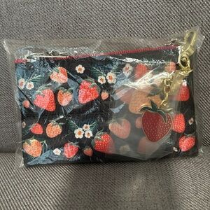Harvey’s Seatbelt Bags Wild Strawberry Wristlet - NWT